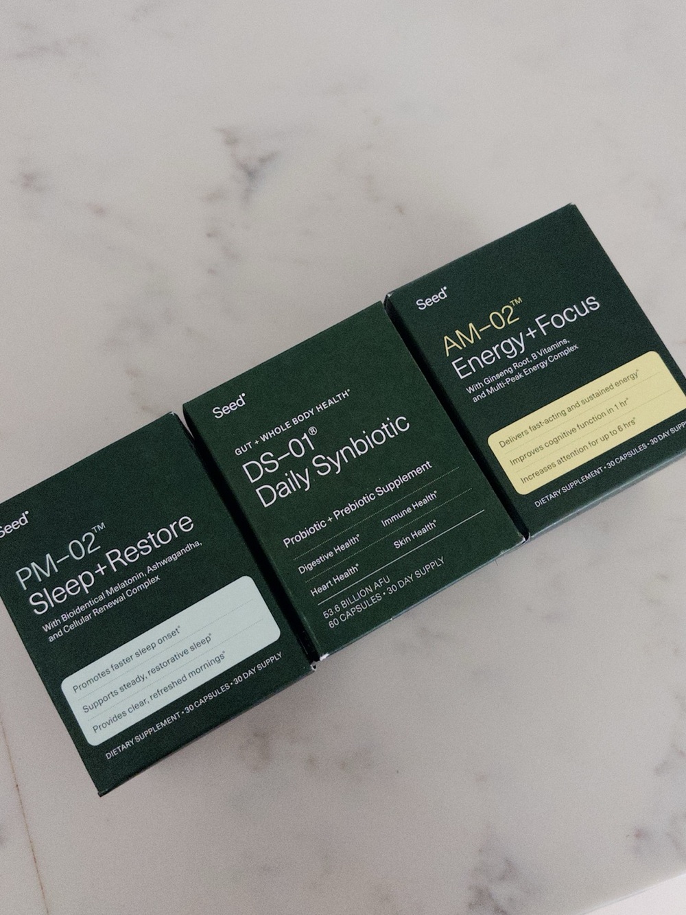 Seed Supplements Set of 3